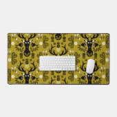 スチモダンカンジナビアフォークアートディアー デスクマット (キーボード&マウス)