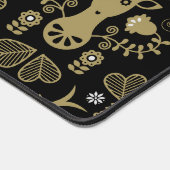 スチモダンカンジナビアフォークアートディアー デスクマット (コーナー)