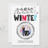 スチモダンカンジナビア・ドードル写真フォークアートおもしろい 招待状 (正面)