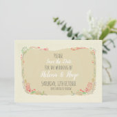 スチモダンンチフローラ結婚リース セーブザデート (スタンド正面)