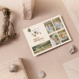 スチモダンンチボホニュートラルファミリー5枚メリー写真 シーズンカード