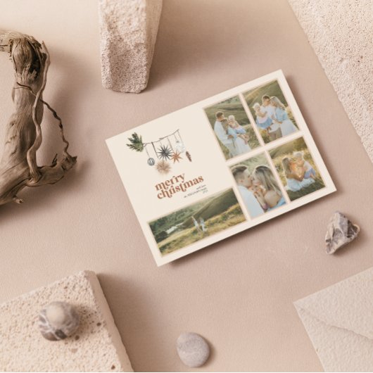 スチモダンンチボホニュートラルファミリー5枚メリー写真 シーズンカード