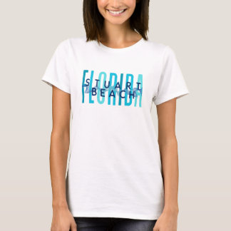 スチュアートビーチフロリダ州(海波) Tシャツ