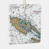 スチュアート島WAチャート セラミックオーナメント (右)