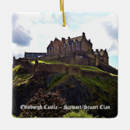 スチュアート王室のスコティッシュクランドエディンバラ城クリスマス セラミックオーナメント