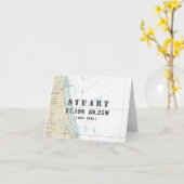 スチュアート航海のフロリダのナビゲーション図ボーター カード (黄色い花)