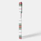 スチュアート/スチュワートレッドグリーンホワイトプレイド iPhoneケース (右側面)