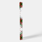 スチュアート/スチュワートレッドグリーンホワイトプレイド iPhoneケース (左側面)