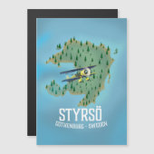 スチュシェー スウェーデン旅行ポスター (正面/裏面)