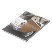 スチュデベーカーシルバークラシックホークの車が ノートパッド (回転)