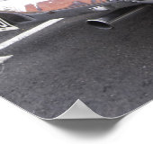 スチュデベーカーシルバークラシックホークの車が ポスター (角)