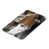 スチュデベーカーシルバークラシックホークの車が マグネット (左側)