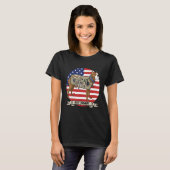 スチュビー・アメリカ軍軍曹の戦争犬 Tシャツ (正面フル)