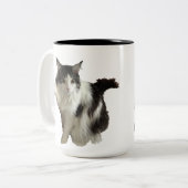 スチュワートおよびLynnaraのマグのための特別な要求 ツートーンマグカップ (正面左)