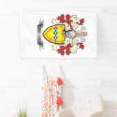 スチュワートの家紋の紋章付き外衣 横断幕 (インサイチュ)