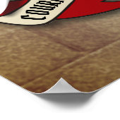 スチュワートクランのバッジW/Crossed Swordsポスター ポスター (角)