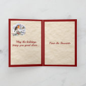 スチュワートスタン&ロビンタータンチェック パーソナライズされた シーズンカード (内部)