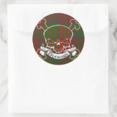 スチュワートタータンチェックスカル ラウンドシール (バッグ)