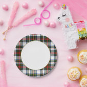 スチュワートドレスタータンチェックプレイド紙プレート ペーパープレート (パーティー)