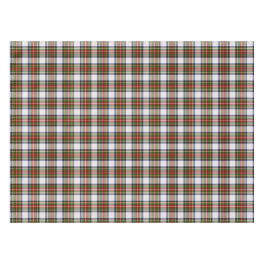 スチュワートドレ王室のスの格子縞模様 テーブルクロス (正面(横))