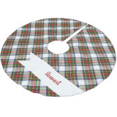 スチュワートドレ王室のスの格子縞模様 ブラッシュドポリエステルツリースカート (アングル)