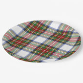 スチュワートドレ王室のスの格子縞模様 ペーパープレート (アングル)