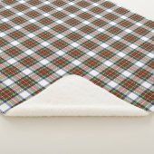 スチュワートド王室のレスプレイドスコットランド柄 シェルパブランケット (3/4)