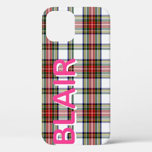 スチュワートパーソナライズされたプレイド Case-Mate iPhoneケース (裏面)