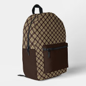 スチュワートブラックスコットランドタータンチェック プリントバックパック