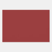 スチュワートブラックモダンオリジナルスコットランドタータンチェック ラッピングペーパーシート (正面2)