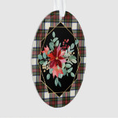 スチュワートブルードレスオリジナルスコットランドタータンチェック オーナメント (正面)