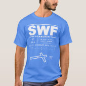 スチュワート国際的空港SWFティーシャツ Tシャツ (正面)
