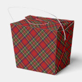 スチュワート王室のスコットランドタータンチェックプレイドパターン フェイバーボックス (裏面サイド)