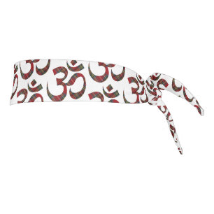 スチュワート王室のタータンチェックプレイドOMシンボルタイヘッドバンド タイヘッドバンド