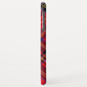 スチュワート王室のタータンチェックレッドブラックプレイド Case-Mate iPhoneケース (裏面/左)