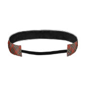 スチュワート王室のタータンチェックレッド&ブループレイド アスレチックヘッドバンド (裏面)