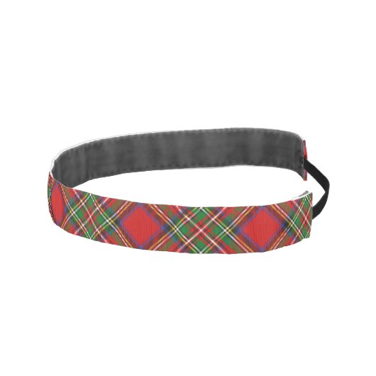 スチュワート王室のタータンチェック アスレチックヘッドバンド (右)