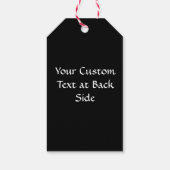 スチュワート王室のタータンチェック ギフトタグ (裏面)