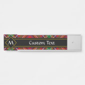 スチュワート王室のタータンチェック サインプレート (正面)