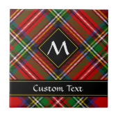 スチュワート王室のタータンチェック タイル (正面)