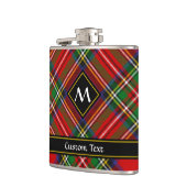 スチュワート王室のタータンチェック フラスク (左)