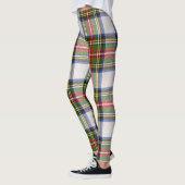 スチュワート王室のドレスプレイドスコティッシュパターン レギンス (左)