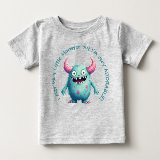 スチュワート:かわいい小さな怪物 ベビーTシャツ (正面)