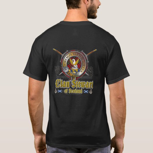 スチュワート・クラン・バッジ Tシャツ (裏面)