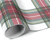 スチュワート・プレイド・クリスマス ラッピングペーパー (ロールコーナー)