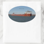 スチュワートJ.コルトのステッカー 楕円形シール (バッグ)