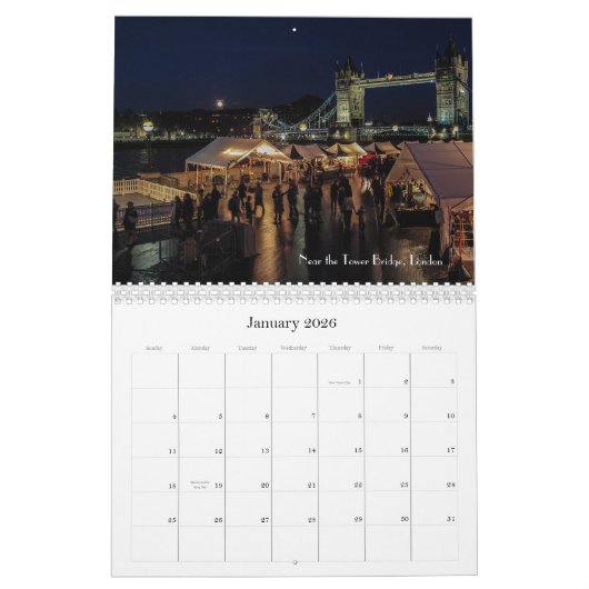 スチュワートJ DuBreuil及びYoko Gushi (v2)著ヨーロッパ2013年 カレンダー (1月 2026)