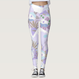 スチュ王室のワートタータンチェック赤黒格子縞水彩 レギンス