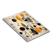 スチユニークカンジナビアの幾何合成図形 ノートブック (右側)