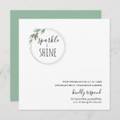 スチユニークモダンンジナビアのクリスマス招待状 ノートカード (正面/裏面)